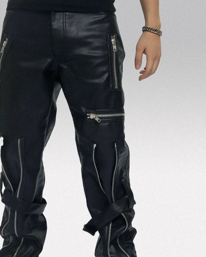 PU leather trousers "Miura" - Image 13