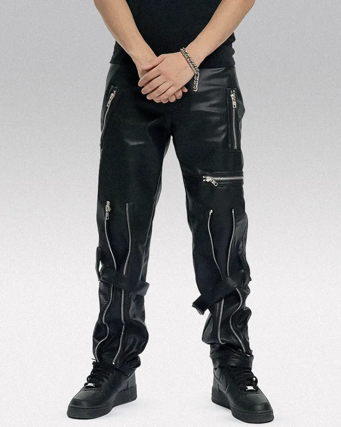PU leather trousers "Miura" - Image 2
