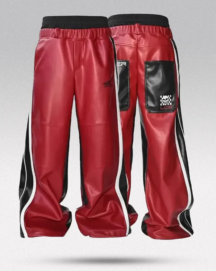 Pu Leather Wide Leg Pants "Ulpha" - Image 5