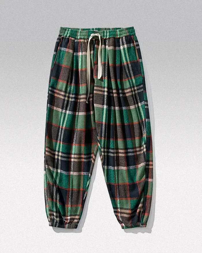 Retro Plaid Pants "Goyama" - Image 10
