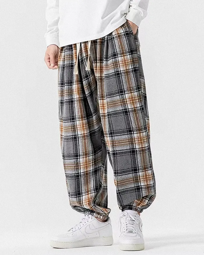 Retro Plaid Pants "Goyama" - Image 13
