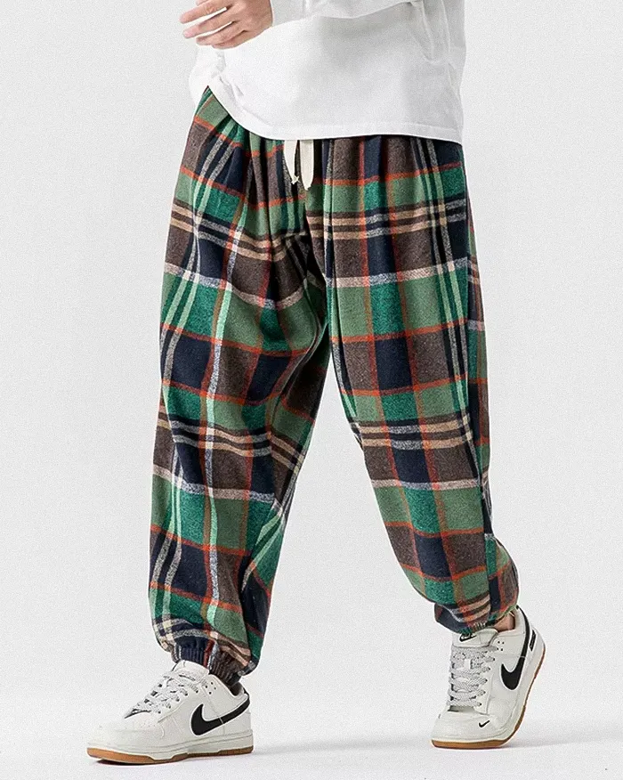 Retro Plaid Pants "Goyama" - Image 14