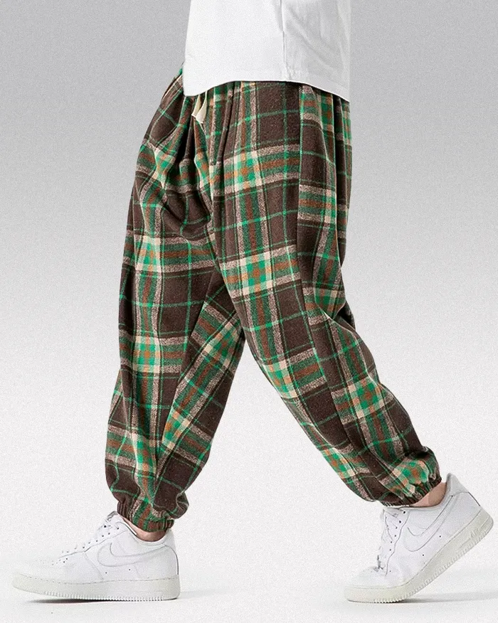 Retro Plaid Pants "Goyama" - Image 2
