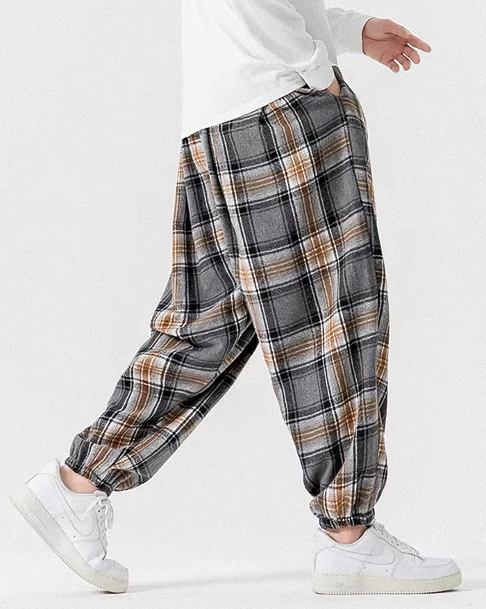 Retro Plaid Pants "Goyama" - Image 3