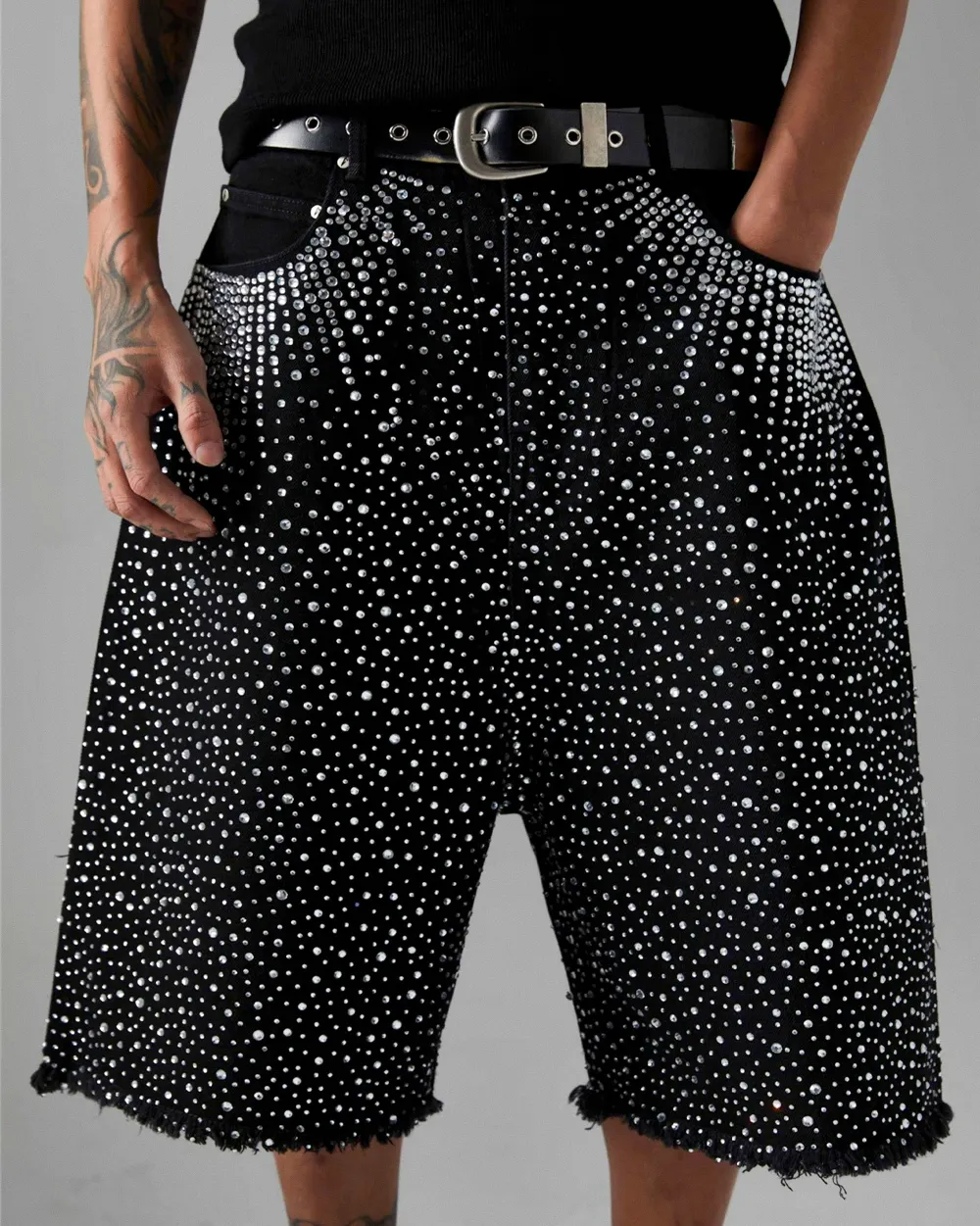 Rhinestone jorts "Zekaka" - Image 3
