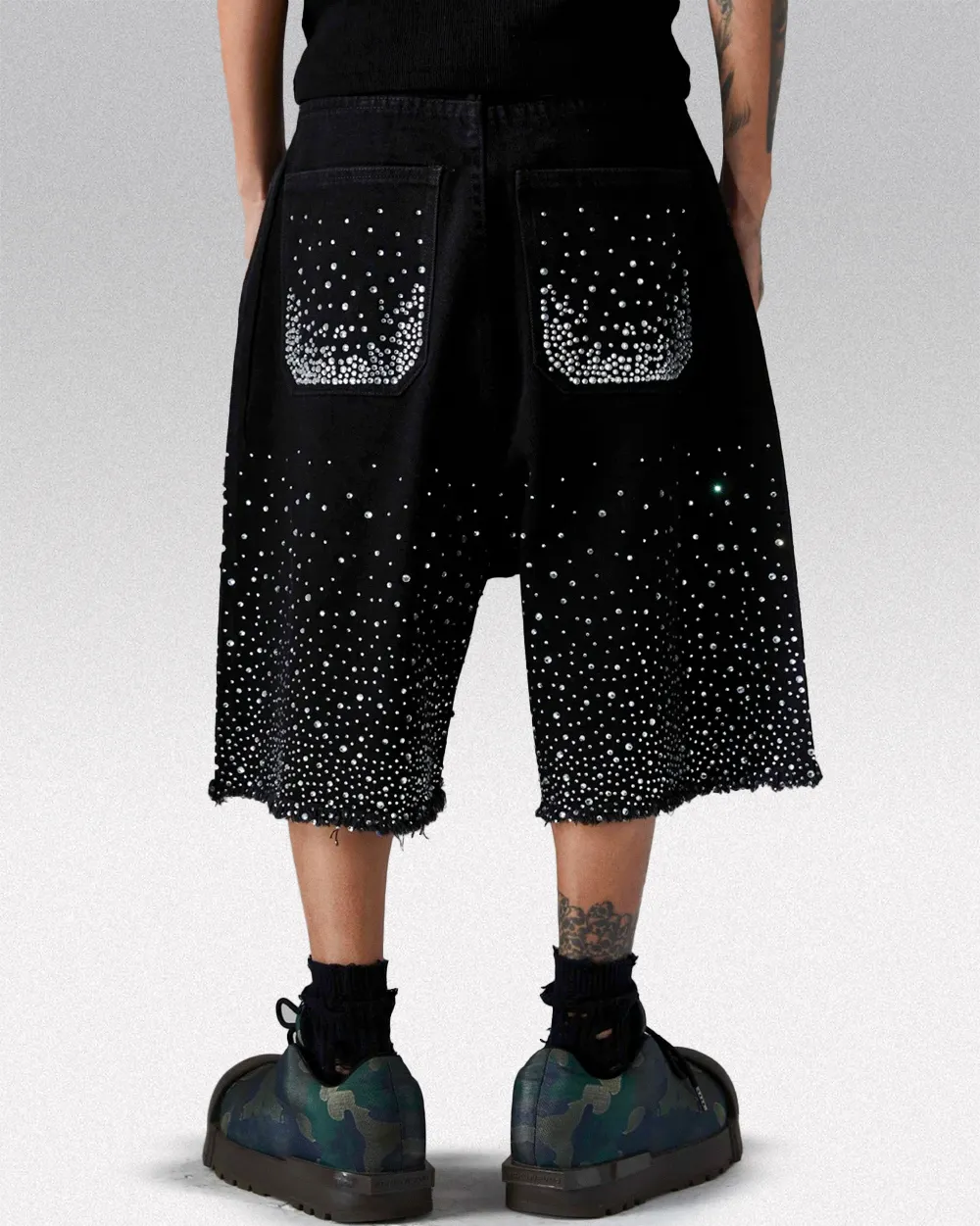 Rhinestone jorts "Zekaka" - Image 4