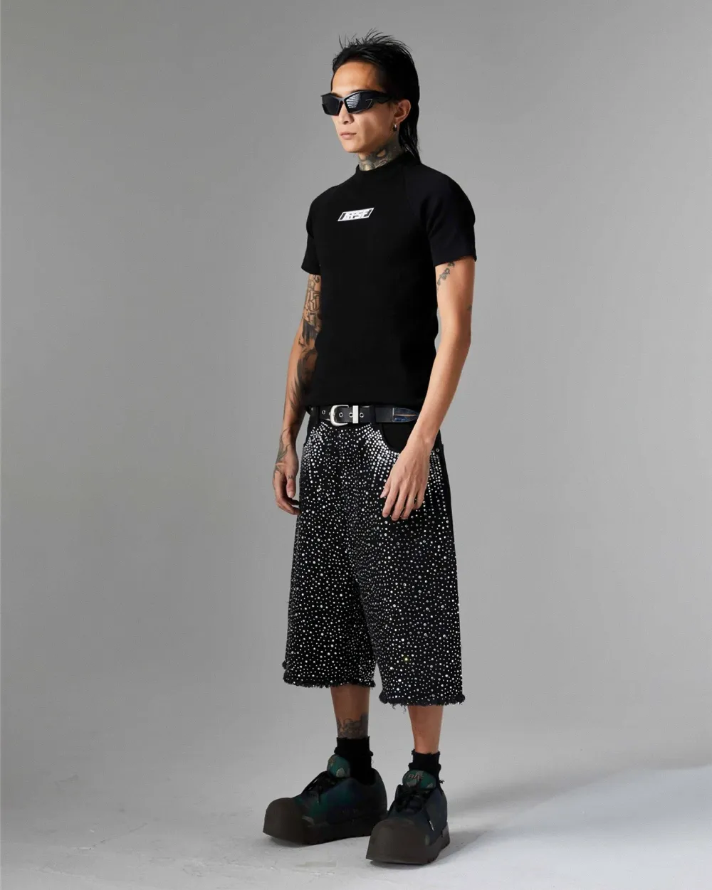Rhinestone jorts "Zekaka" - Image 7