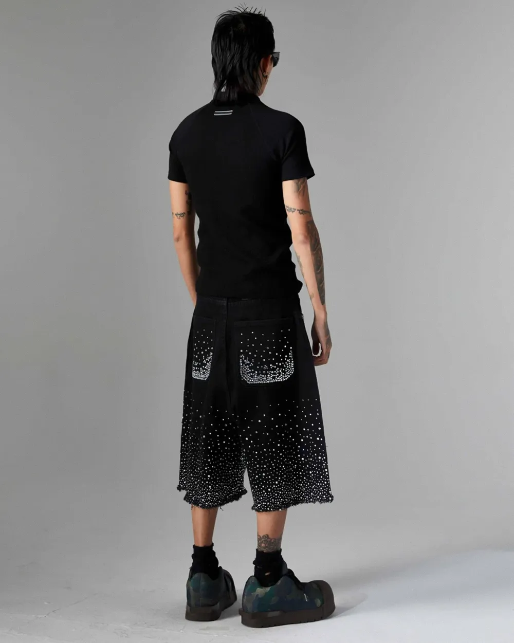 Rhinestone jorts "Zekaka" - Image 9