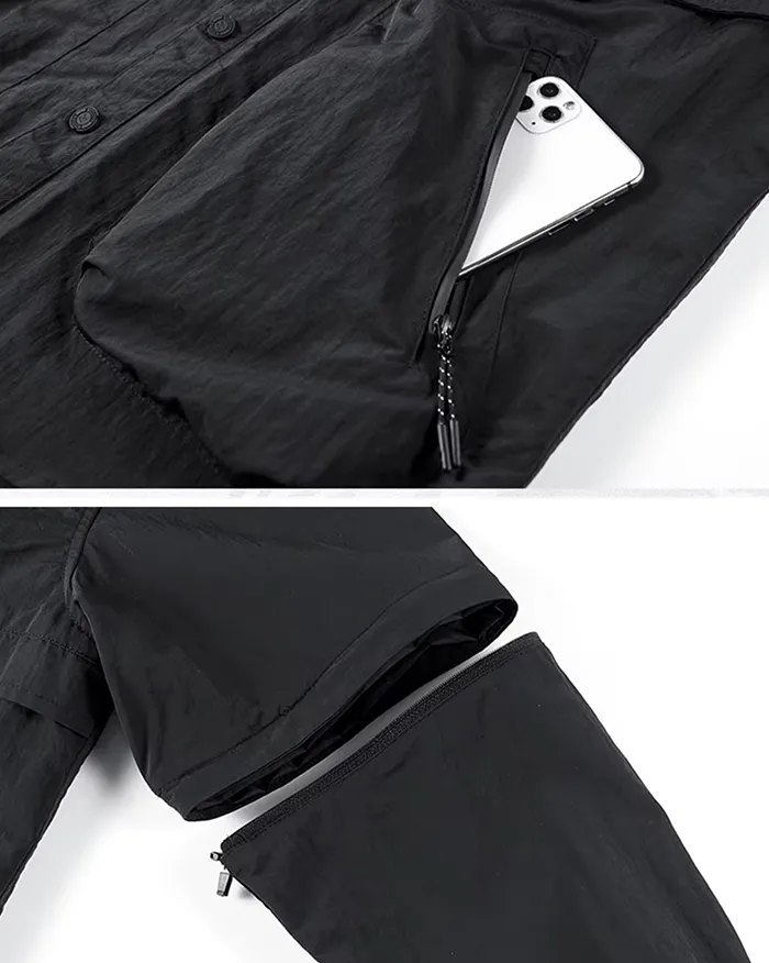 Shirt with detachable sleeves "Mokuji" - Image 3