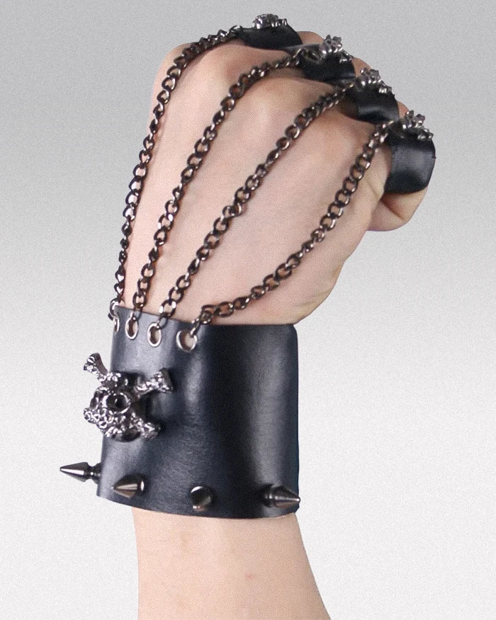 Skull bracelet glove - Image 7