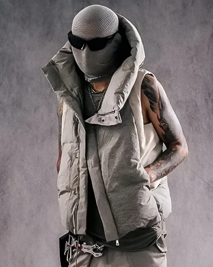 Sleeveless down jacket "Inashiki" - Image 3