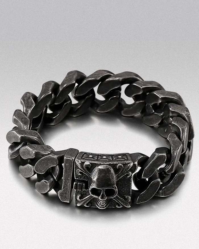 Stainless steel skull bracelet "Karn" - Image 3