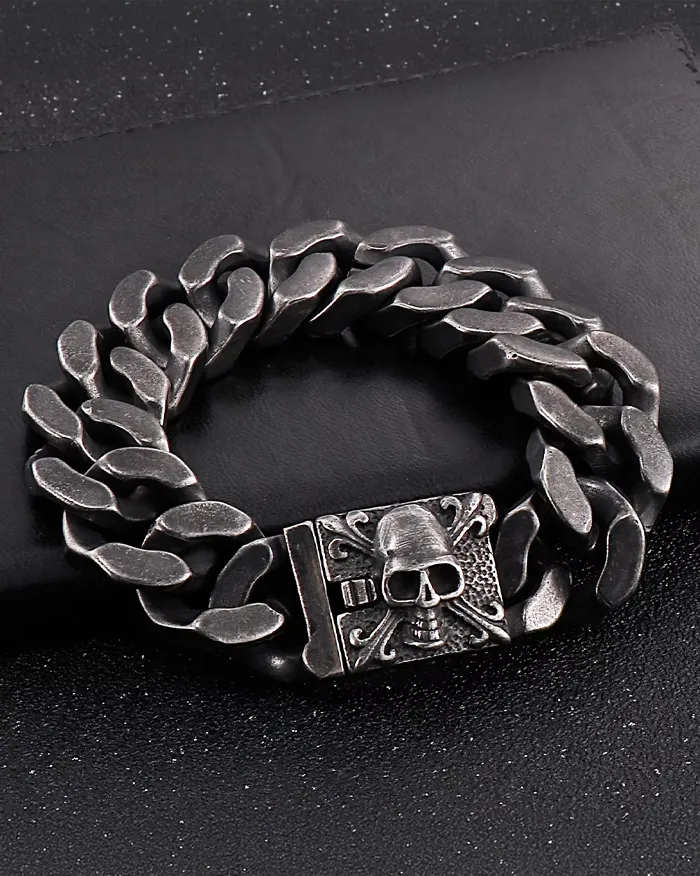 Stainless steel skull bracelet "Karn" - Image 7