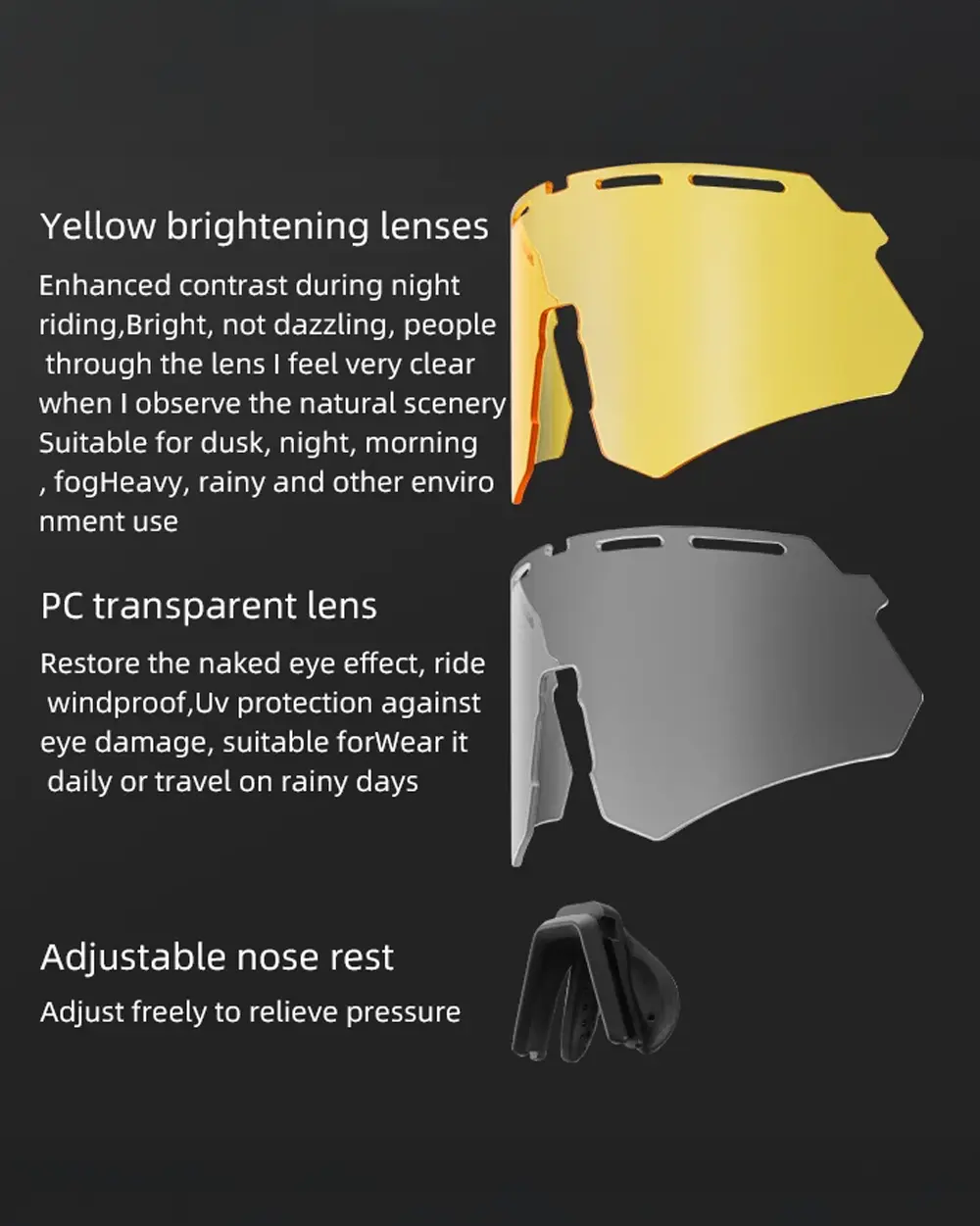 Sunglasses with interchangeable lenses "Recon" - Image 11