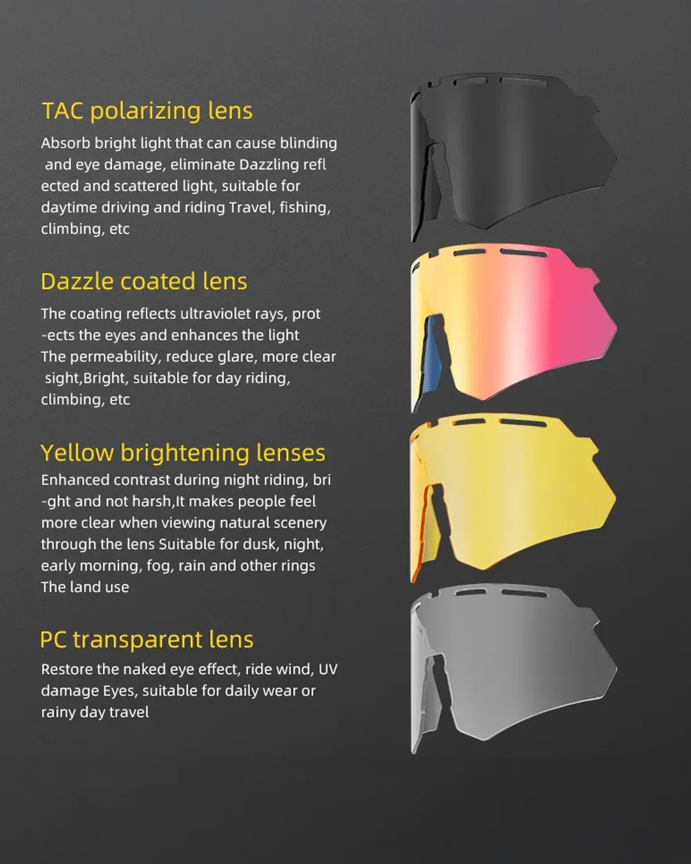 Sunglasses with interchangeable lenses "Recon" - Image 13