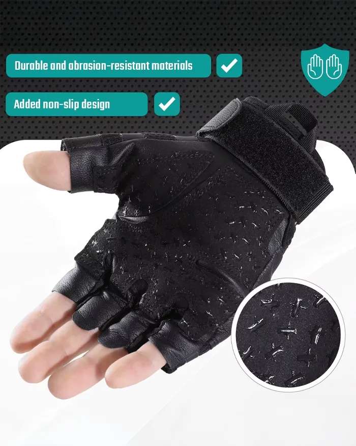 Tactical Fingerless Gloves "Shiyo" - Image 11