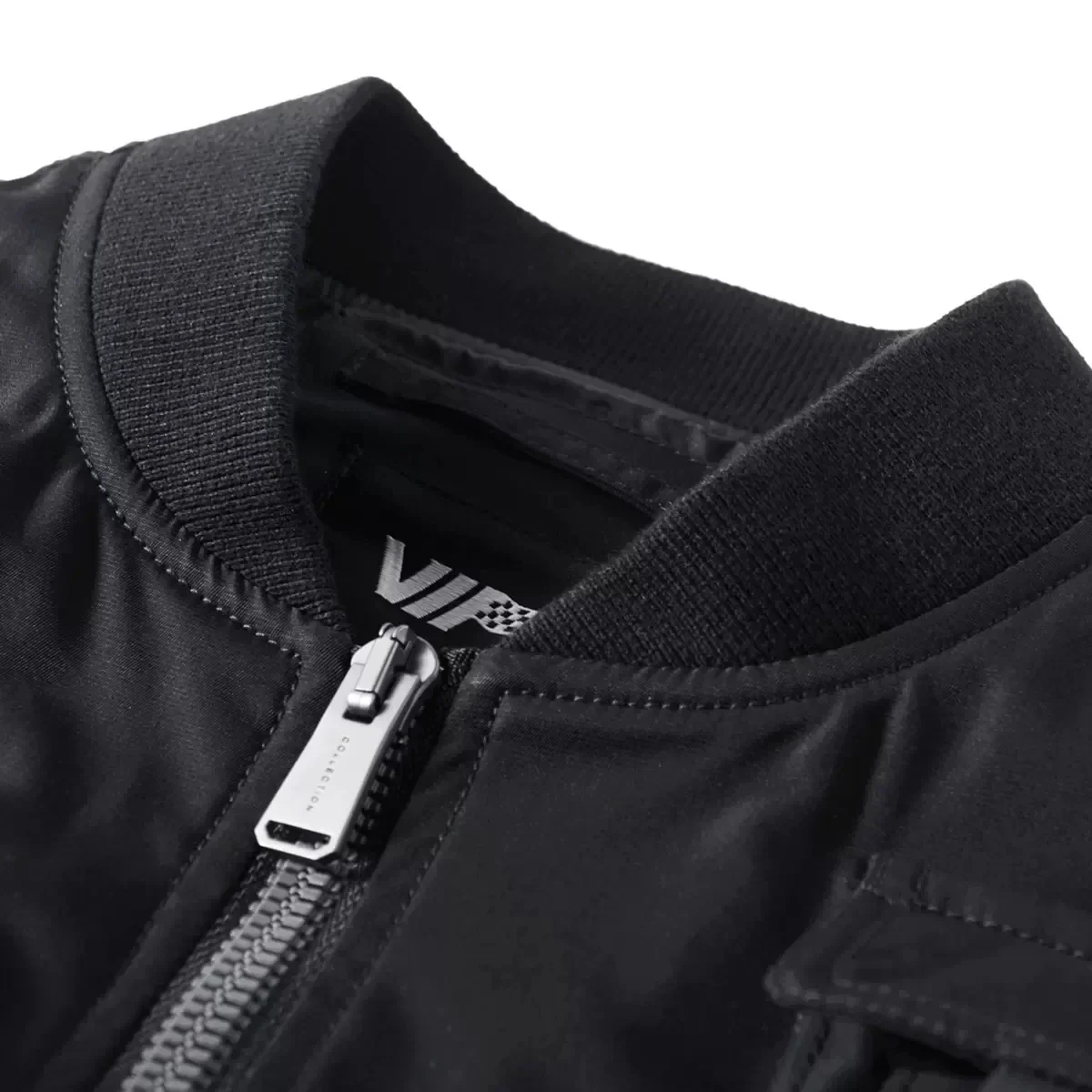 Black bomber jacket mens "Kitsuki" - Image 4