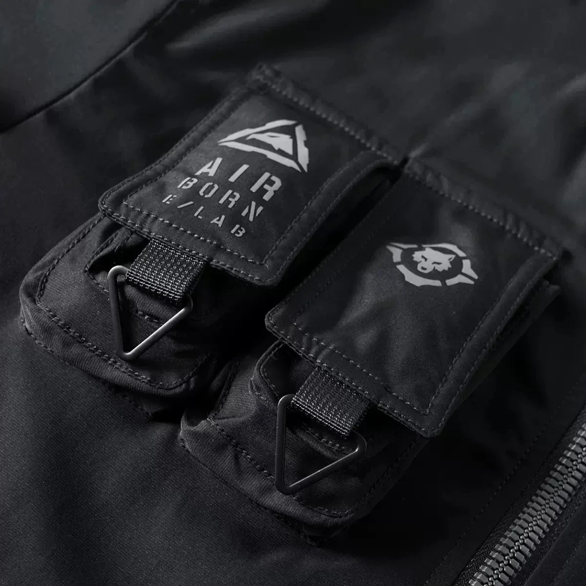 Black bomber jacket mens "Kitsuki" - Image 6