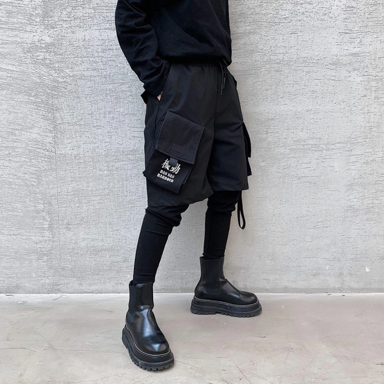 Techwear Cargo Pants - Faux Two Piece "Hirako" - Image 5