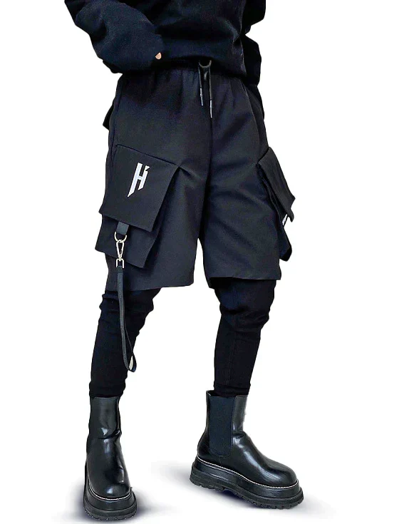 Techwear Cargo Pants - Faux Two Piece "Hirako" - Image 8