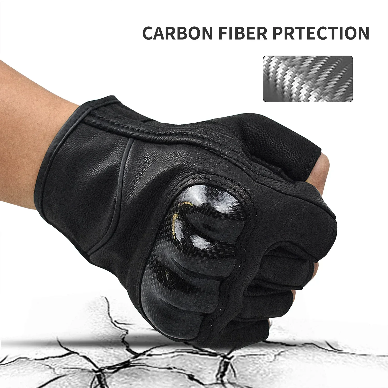 Techwear Fingerless Gloves "Gunky" - Image 3