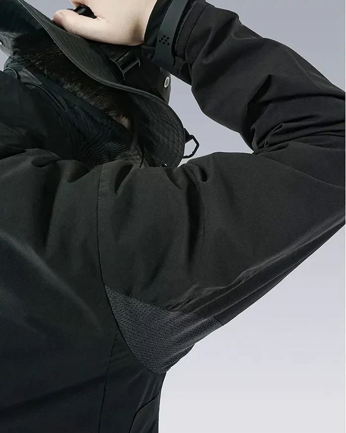Black Techwear Jacket "Kino" - Image 3