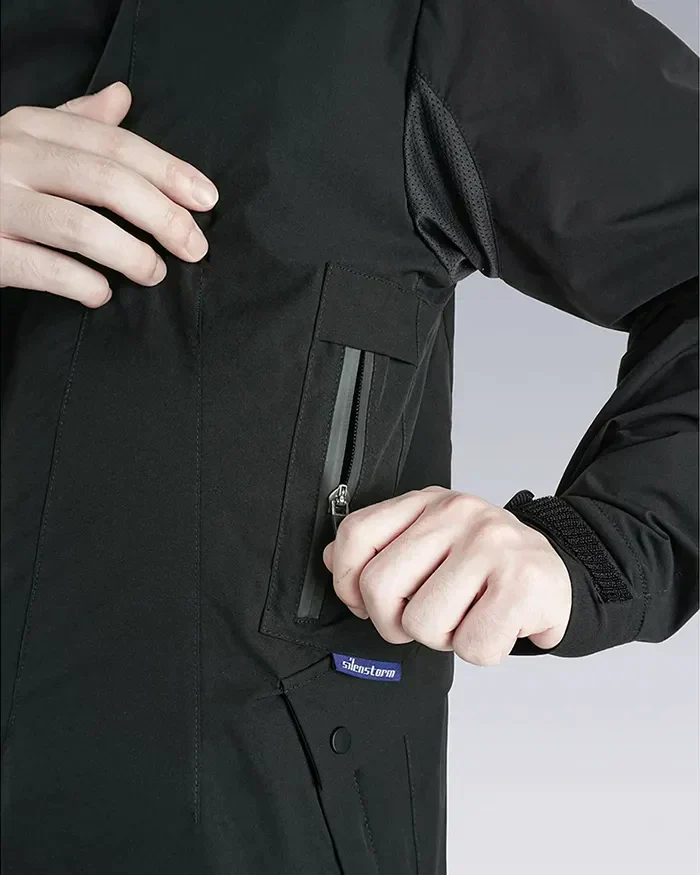 Black Techwear Jacket "Kino" - Image 7
