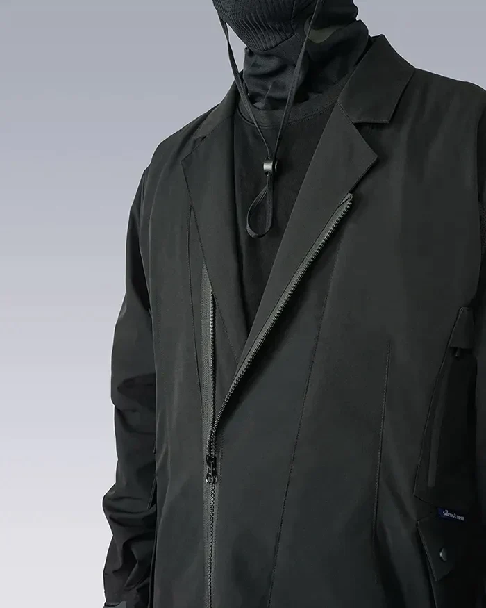 Black Techwear Jacket "Kino" - Image 8