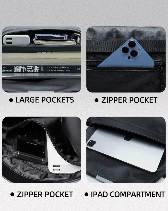 Techwear Messenger Bag "Kekai" - Image 6