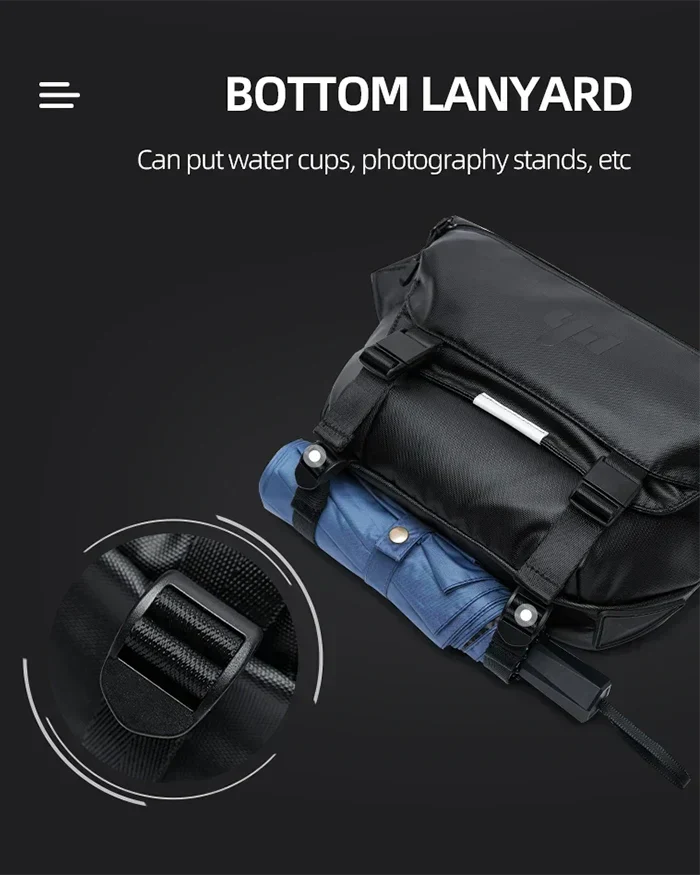 Techwear Messenger Bag "Kekai" - Image 9