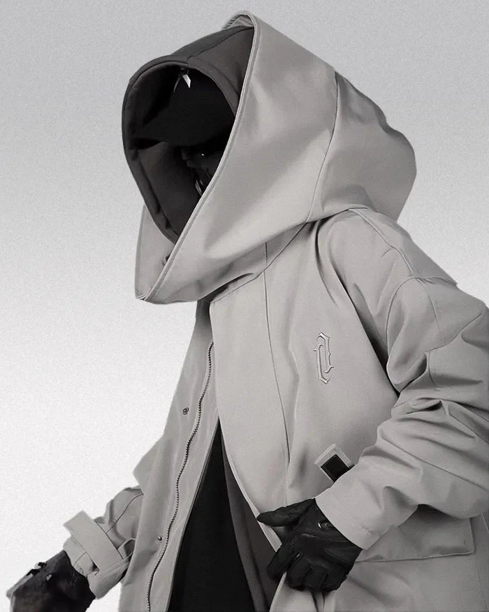 Techwear trench coat "Aketsu" - Image 12