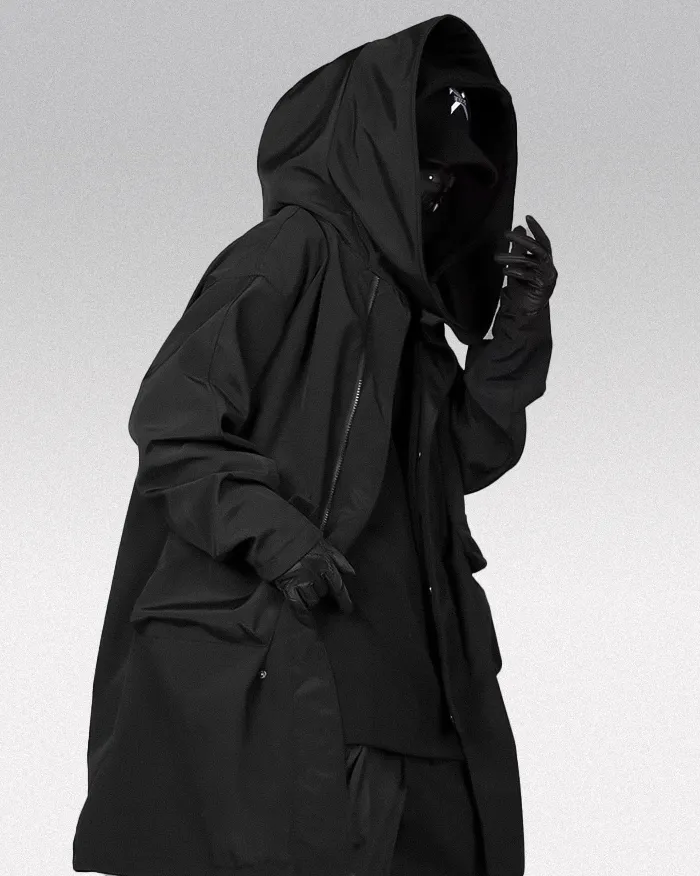 Techwear trench coat "Aketsu" - Image 3