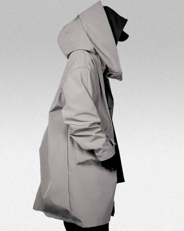 Techwear trench coat "Aketsu" - Image 4
