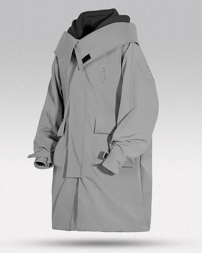 Techwear trench coat "Aketsu" - Image 6