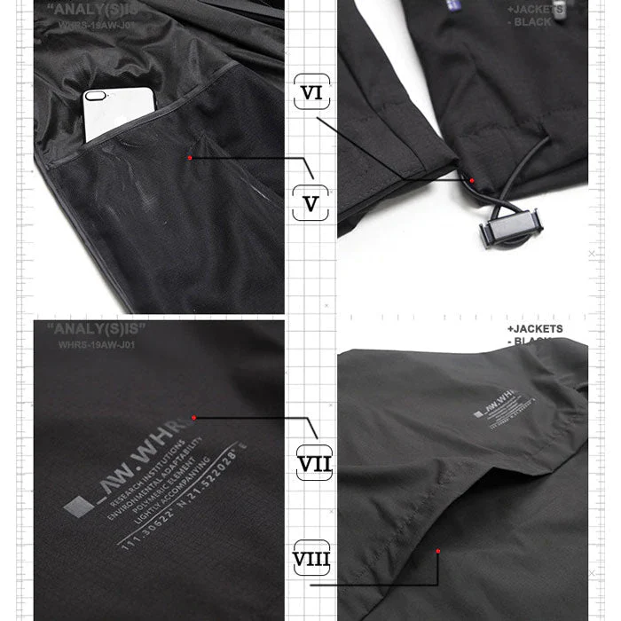 Techwear windbreaker jacket "Antenor" - Image 11