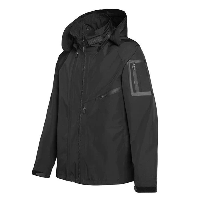 Black Techwear Windbreaker "Rinker" - Image 4