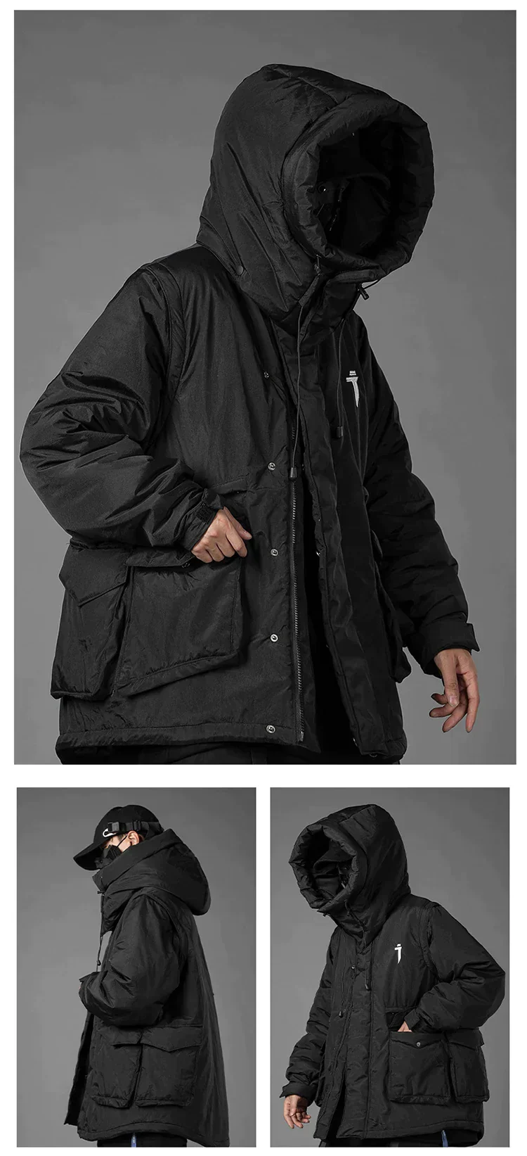 Techwear Winter Coat "Nishio" - Image 9