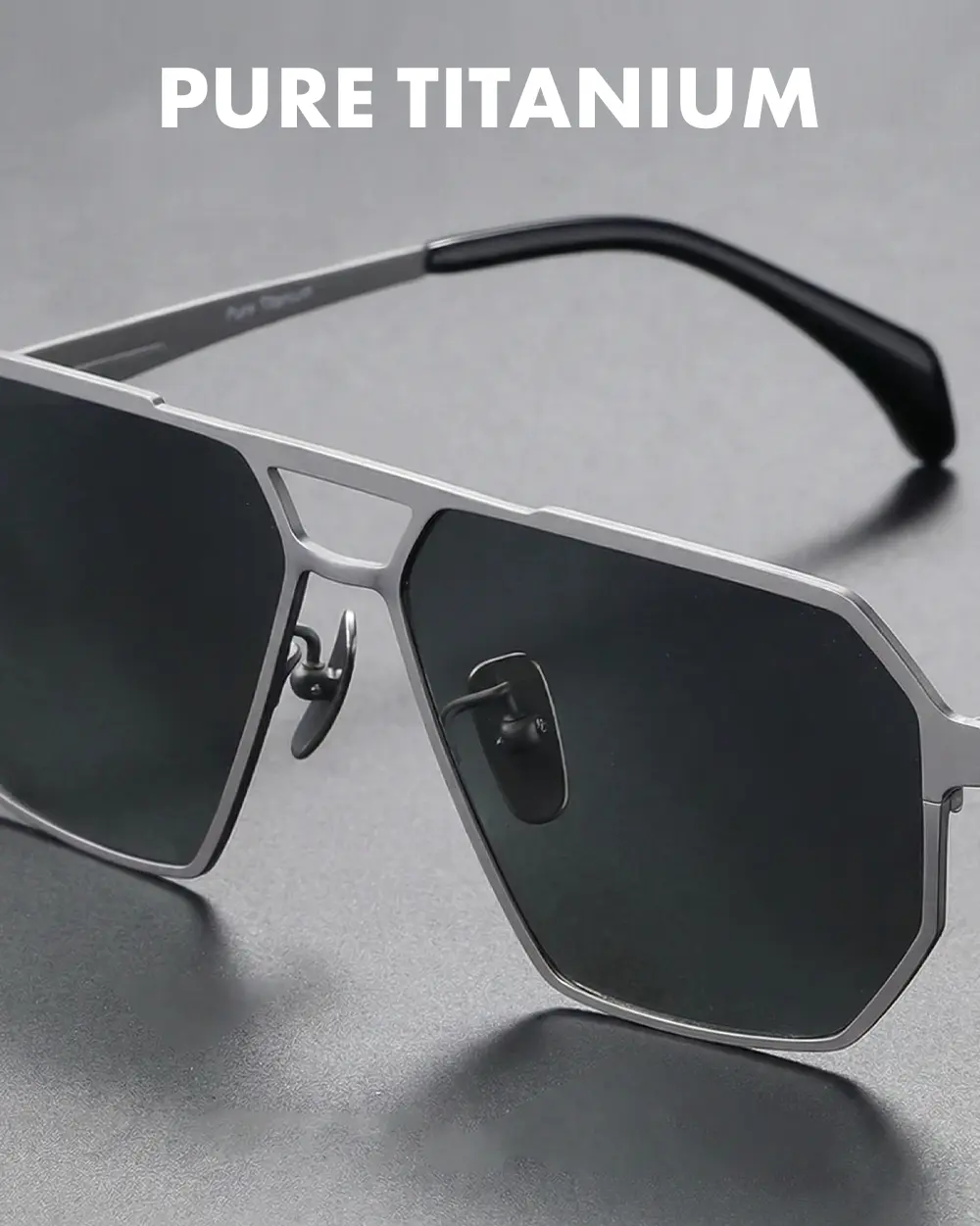 Titanium Sunglasses "Specter" - Image 7