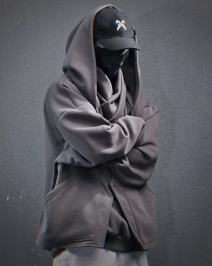 Turtleneck hoodie men's "Hinshiro" - Image 10