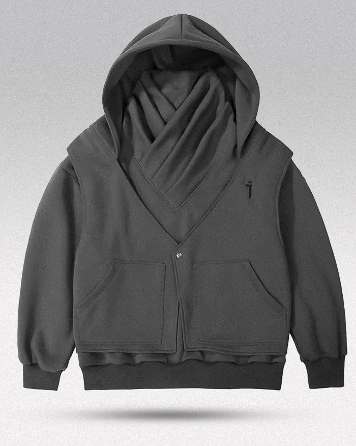 Turtleneck hoodie men's "Hinshiro" - Image 15