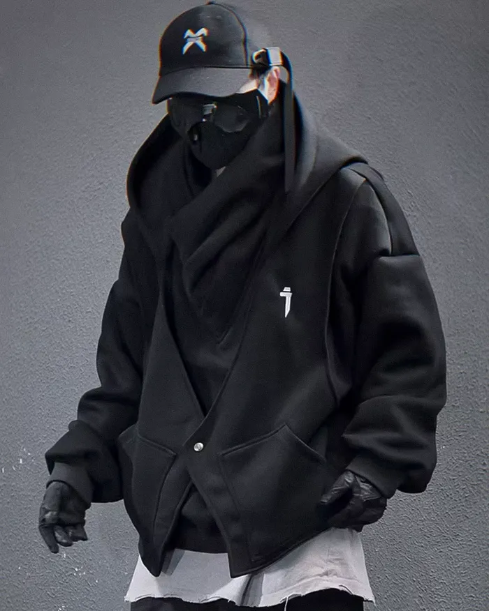 Turtleneck hoodie men's "Hinshiro" - Image 4