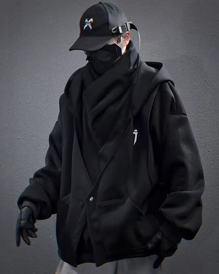 Turtleneck hoodie men's "Hinshiro" - Image 8
