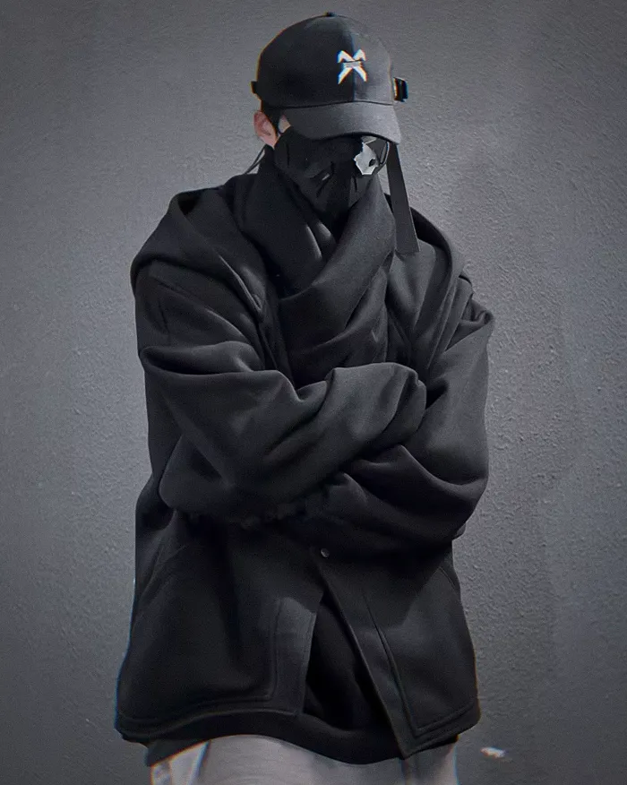 Turtleneck hoodie men's "Hinshiro" - Image 9