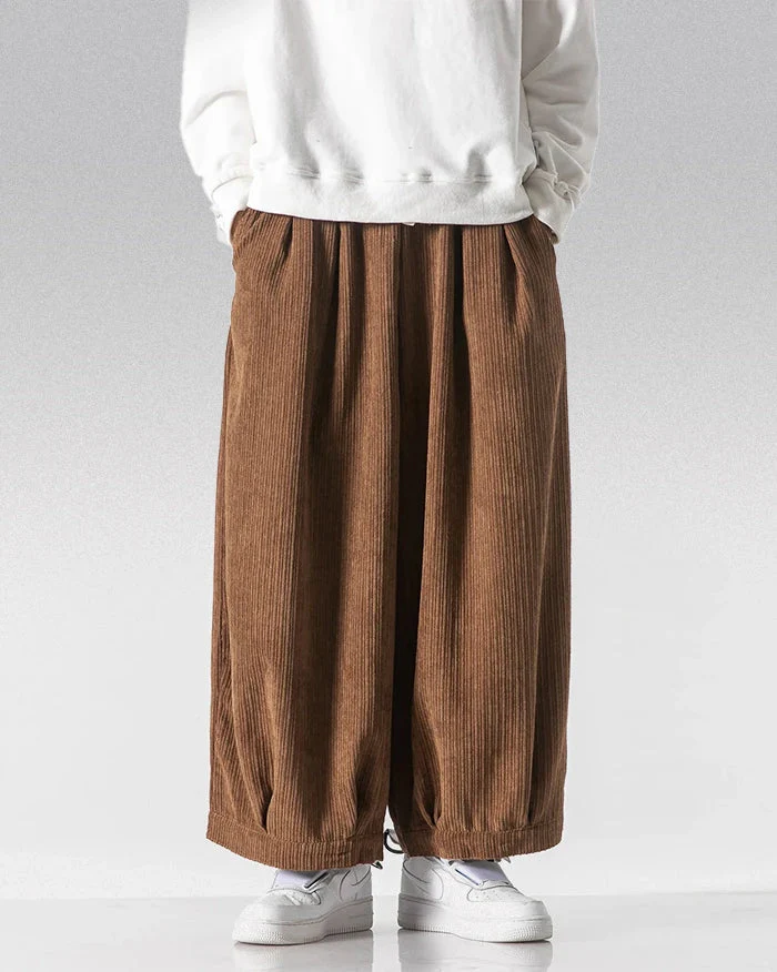 Velvet hakama pants "Asahi" - Image 3