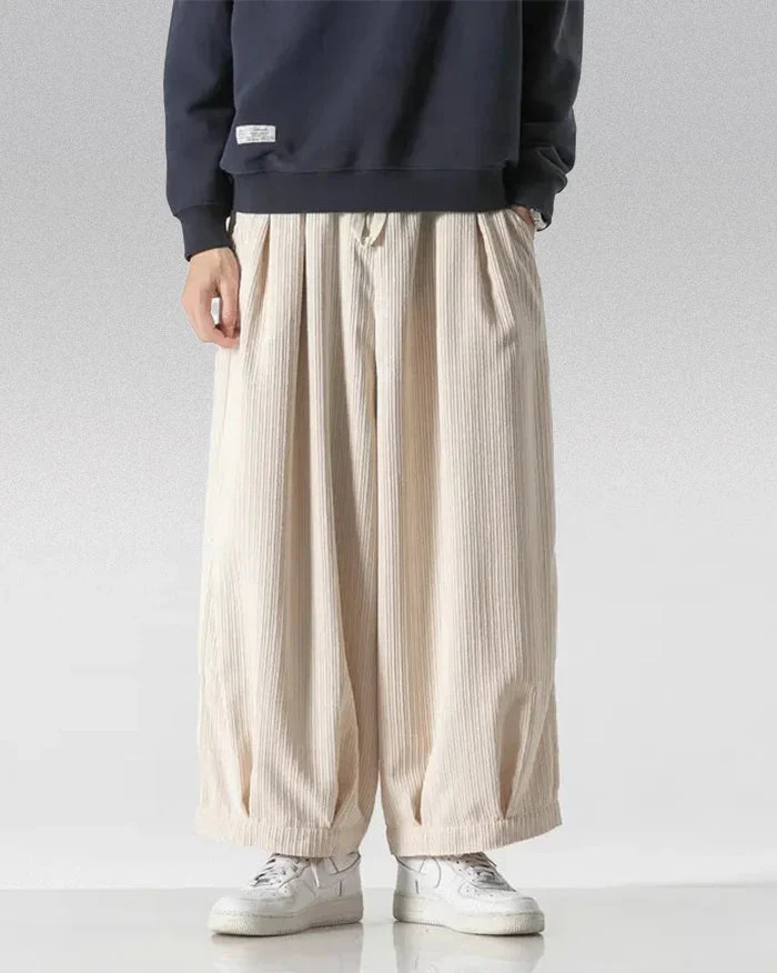 Velvet hakama pants "Asahi" - Image 4