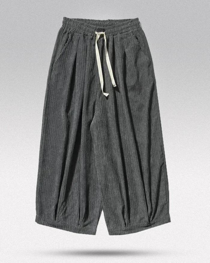 Velvet hakama pants "Asahi" - Image 5