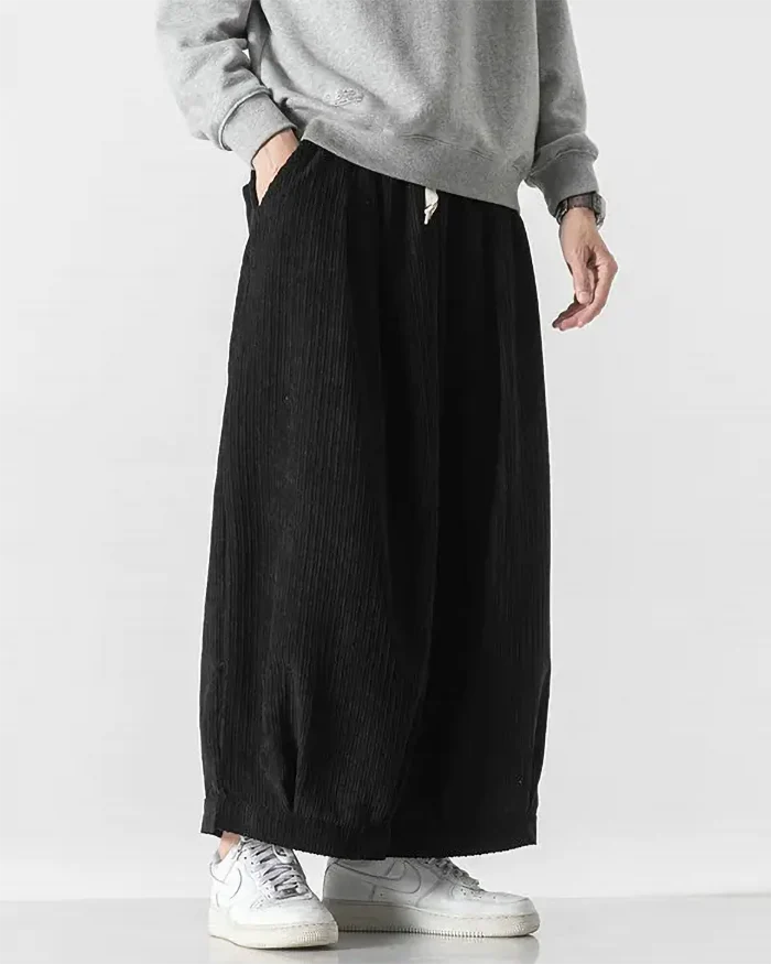 Velvet hakama pants "Asahi" - Image 6