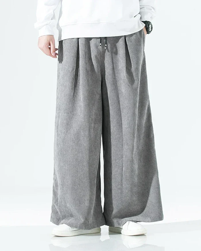 Velvet wide leg japanese pants "Shiko" - Image 5