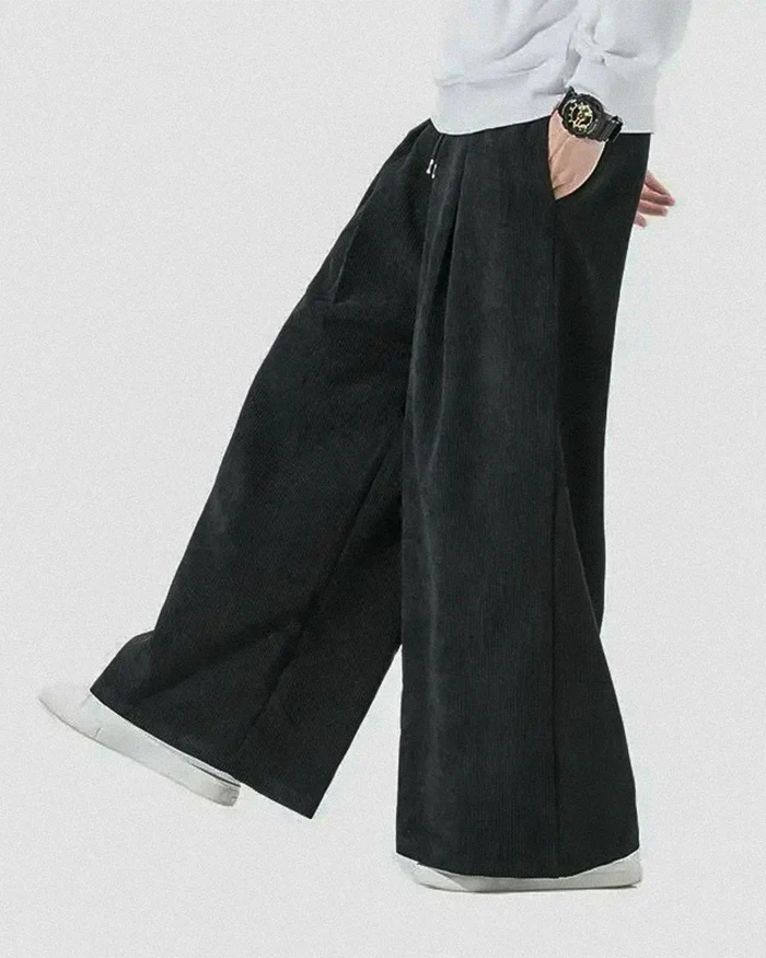Velvet wide leg japanese pants "Shiko" - Image 7