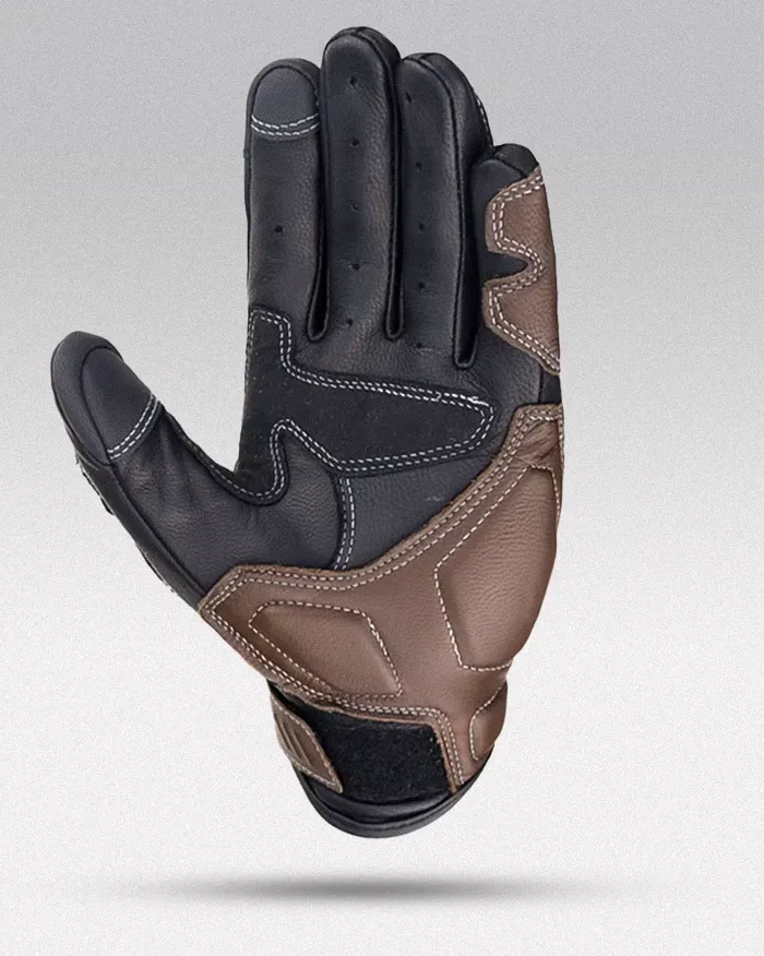 Vintage Leather Gloves "Tachiyo" - Image 11